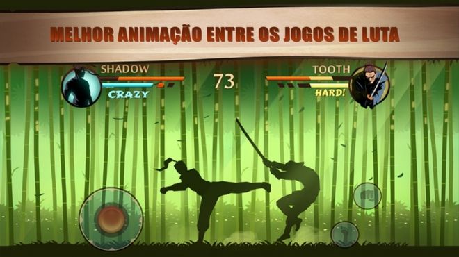 Jogos de ninja para celulares Shadow Fight 2
