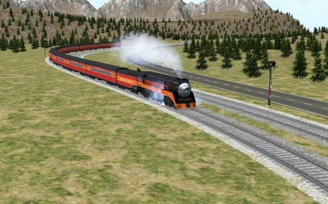 Simulador de trem grátis para smartphone Train Sim