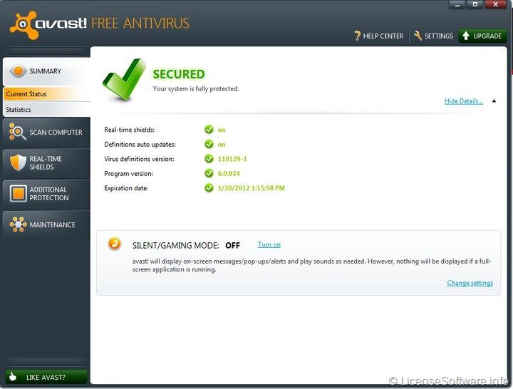 Avast home edition 4.8 1 setup