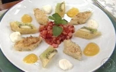 Receita Pão com Frutas