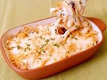 Receita Bacalhau Gratinado com Abóboras