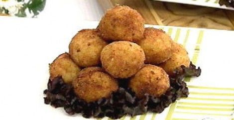 Receita Bolinhos de Arroz e de Risoto