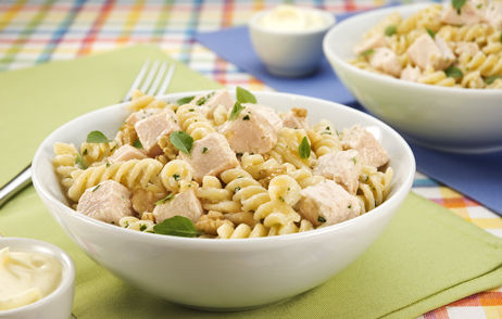 Receita Salada de Macarrão com Frango Defumado