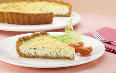 Receita Quiche de Ricota com Ervas Frescas