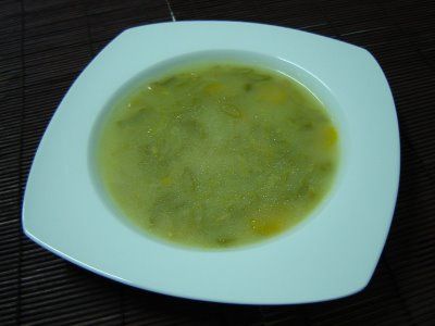 Receita Sopa de Feijão Verde