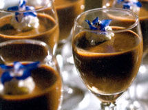 Receita Creme de Chocolate com Flor