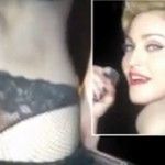 Vídeo de Madonna mostrando o bumbum em show